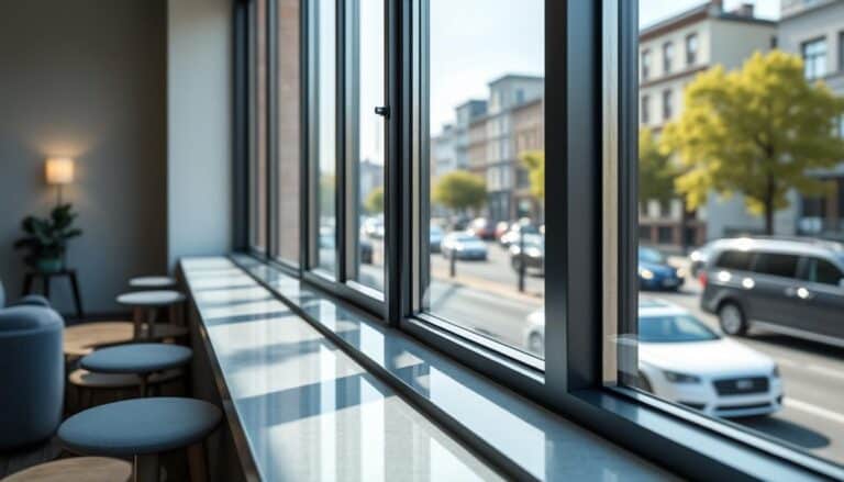 le double vitrage phonique diminue efficacement les bruits urbains, offrant un intérieur plus calme et une meilleure qualité de vie.