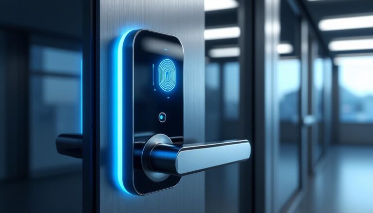 découvrez la serrure biométrique, une solution sécurisée et pratique qui permet un accès sans clé grâce à la reconnaissance d'empreintes digitales.
