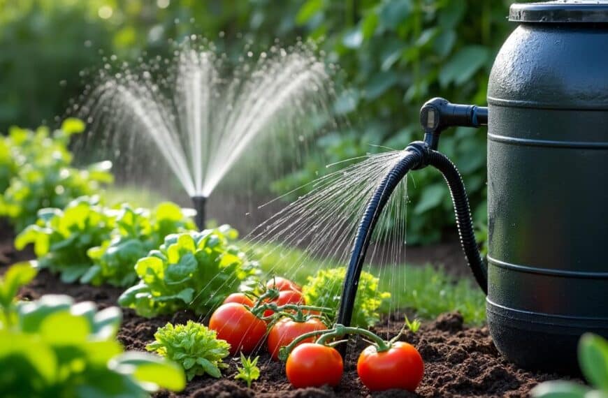 découvrez comment le récupérateur d'eau de pluie peut alimenter efficacement l'arrosage de votre potager, économisant de l'eau et favorisant un jardinage écologique.