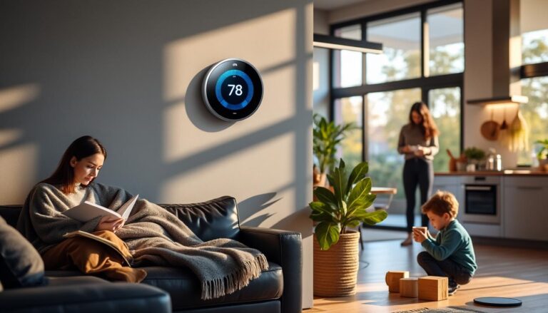 découvrez le thermostat intelligent qui apprend automatiquement les habitudes de vie des occupants pour optimiser le confort et réaliser des économies d'énergie.